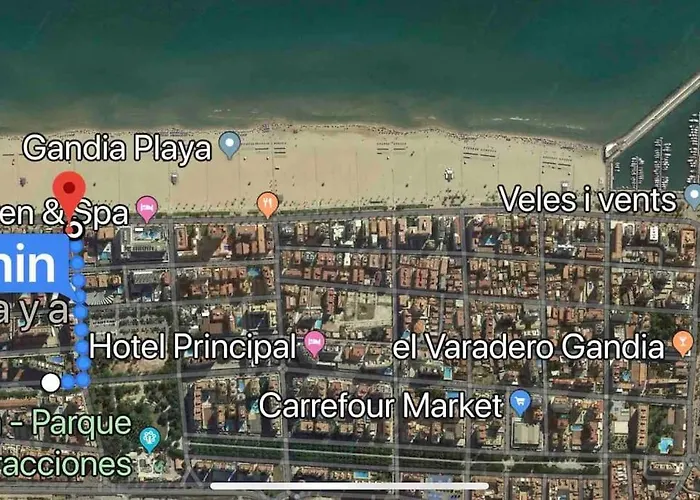 Apartamento Gandia Muy Cerca De Playa Con Piscina